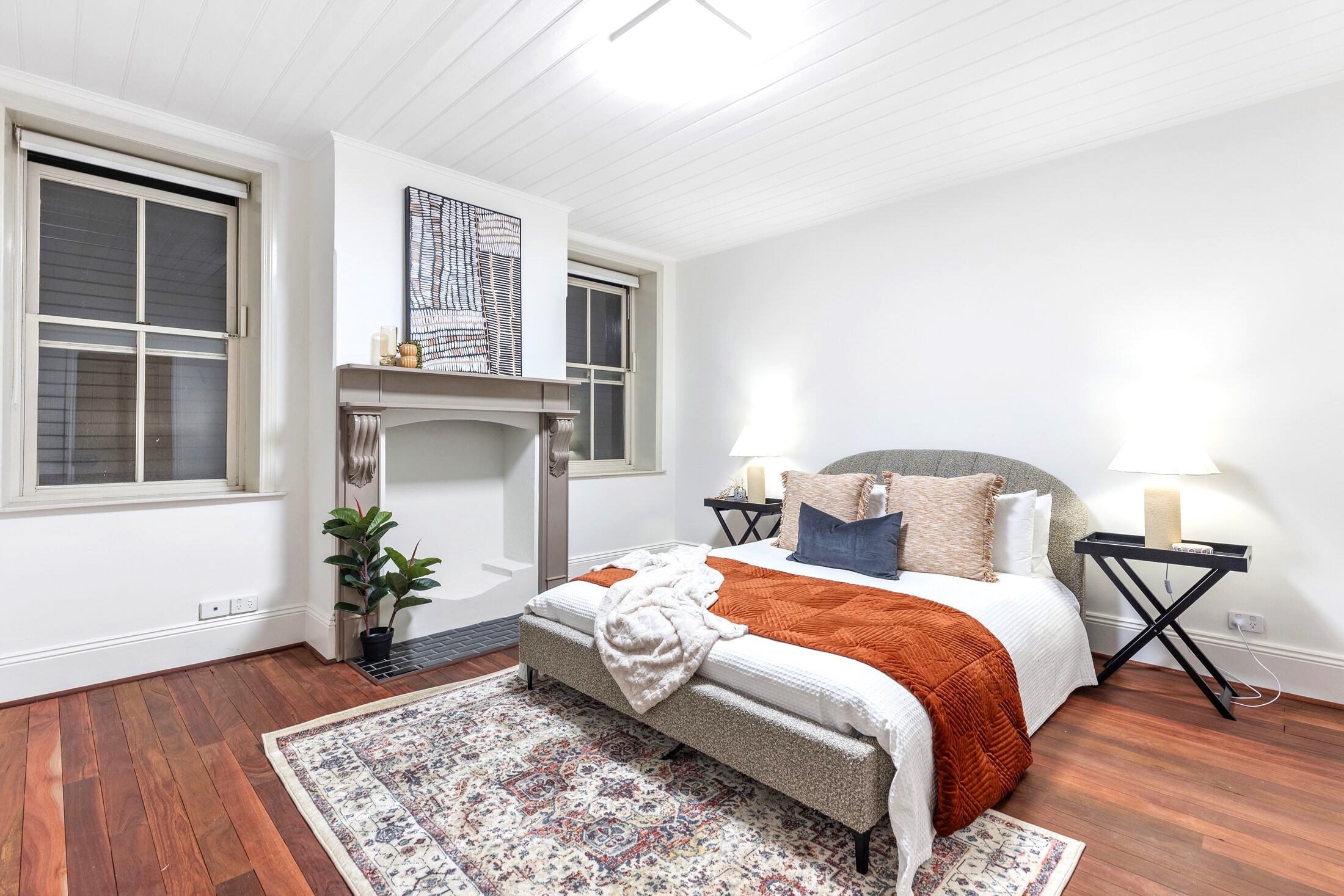 Fresh coastal Beachside apartment home staging in Scarborough – additional room